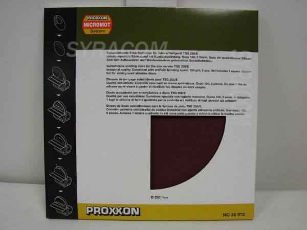 Disque abrasif en corindon Proxxon pour LHW