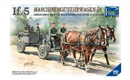 AUTO MITRAILLEUSE A CHEVAL ALLEMANDE