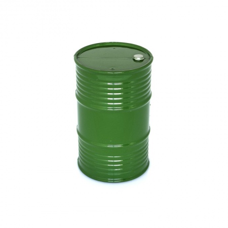 BIDON D\'HUILE EN PLASTIQUE VERT