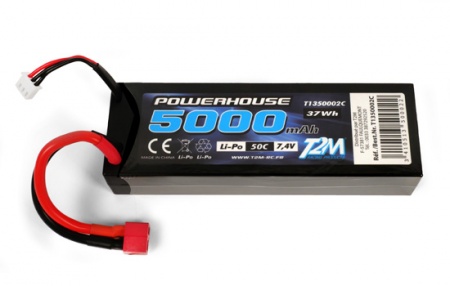 LIPO 2S/7.4V  5000MAH