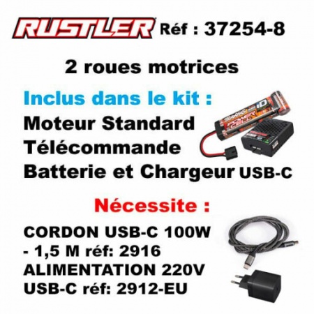 RUSTLER 4X2 BRUSHED 